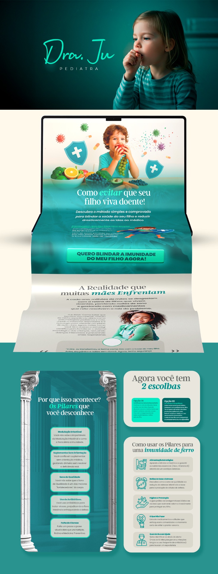 Dr. Ju Pediatra — Landing Page de alta conversão